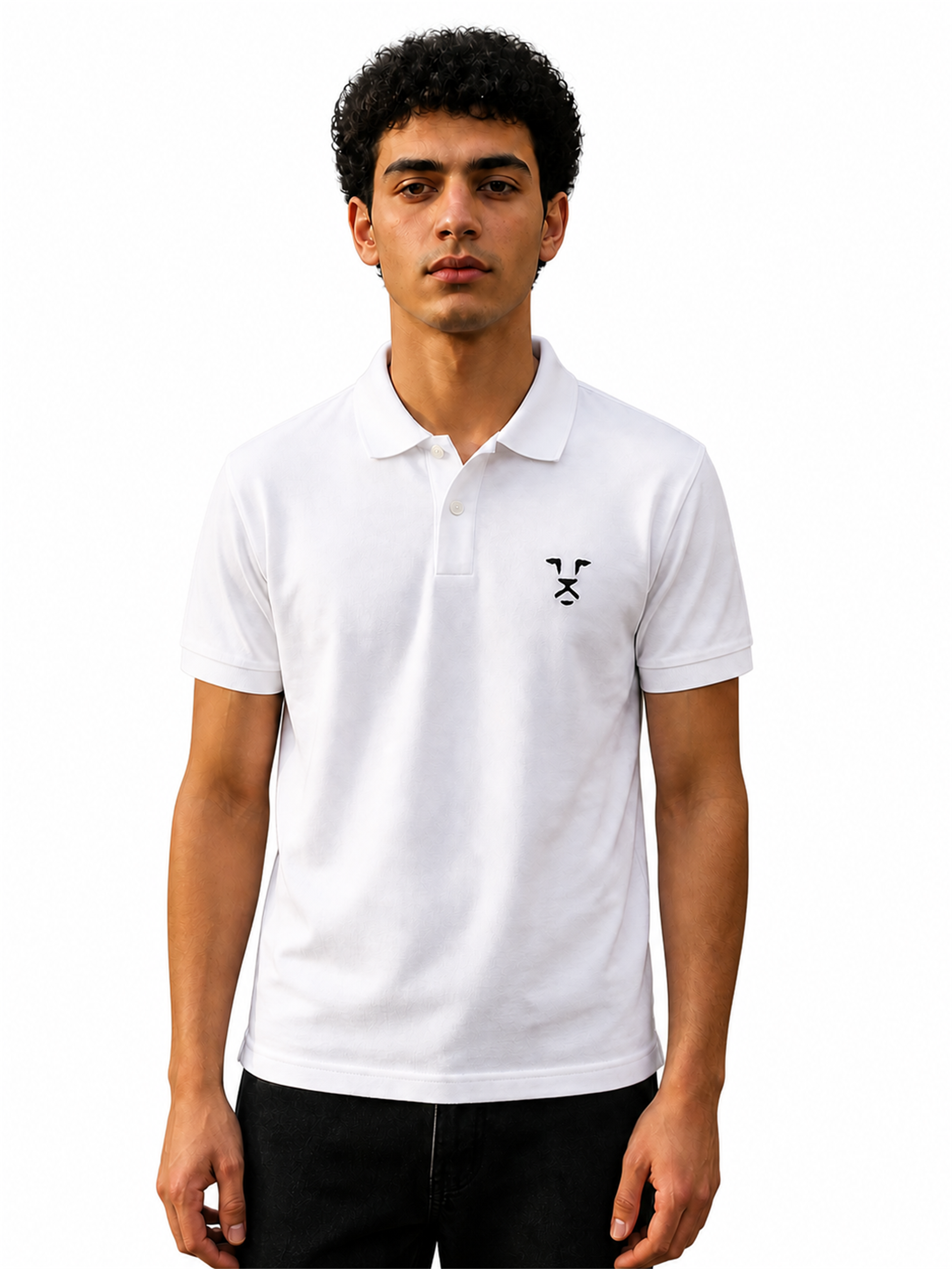 Alfeyra Abstract Mark Cotton Polo