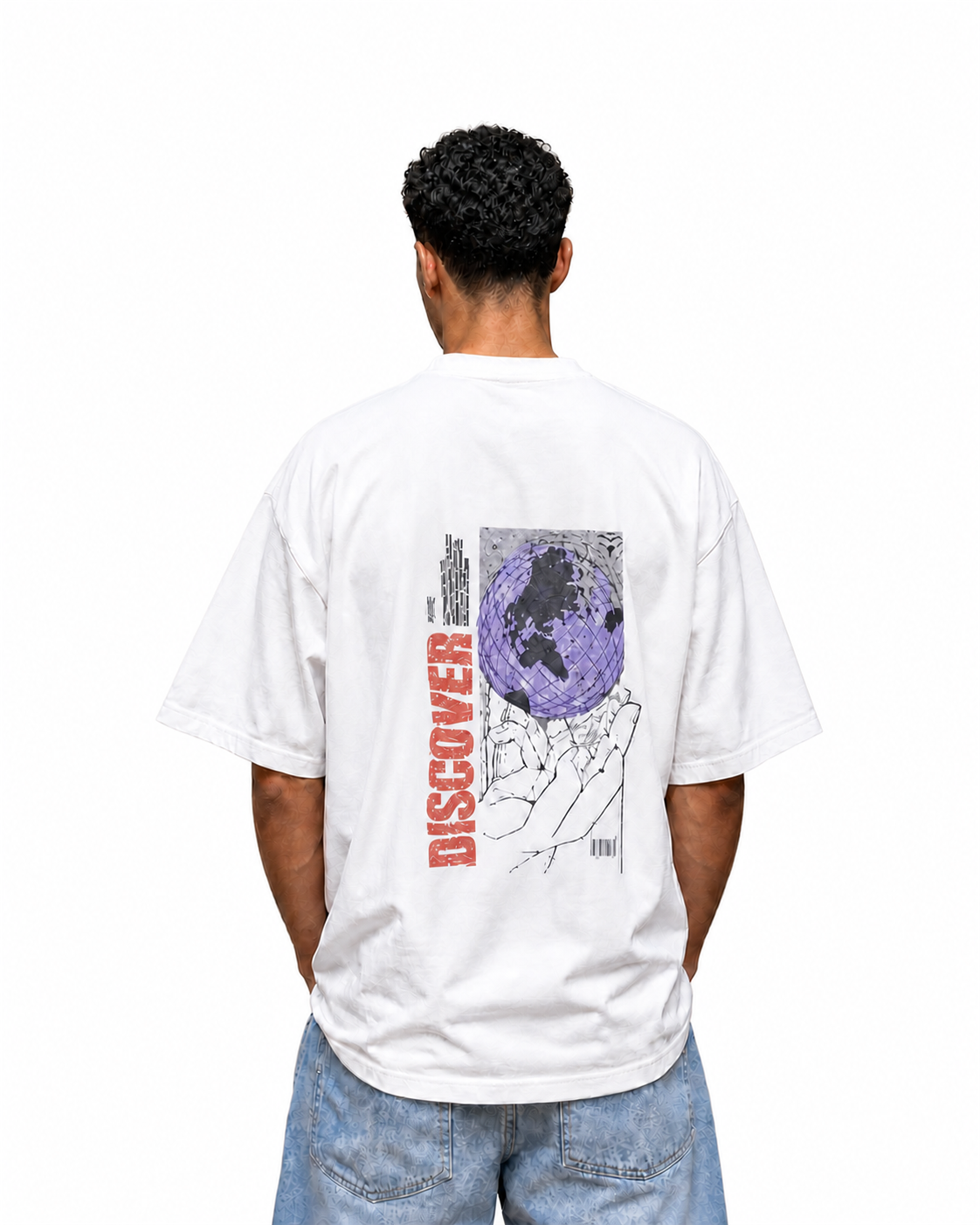 Alfeyra Discover Globe Oversized T-Shirt